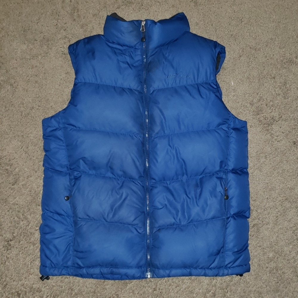Eddie Bauer Full Zip Goose Down Vest